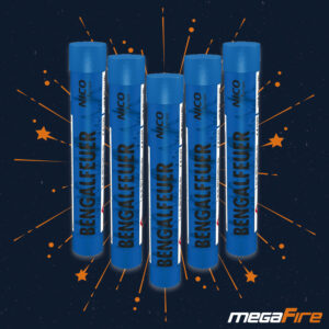 Bengalfeuer Blau im 5er Pack